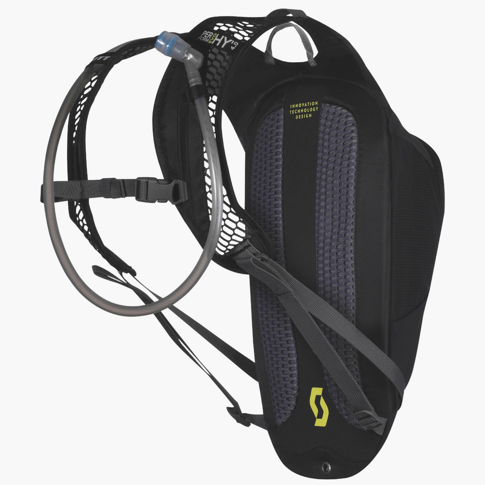 visao de trás da mochila de hidratação scott